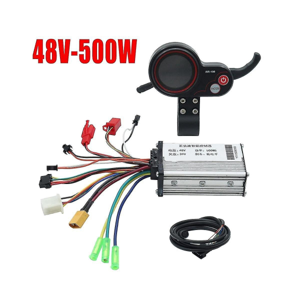 48v 500w motorkontroll+mr-100 LCD-display instrumentpanelsmätare för elektrisk