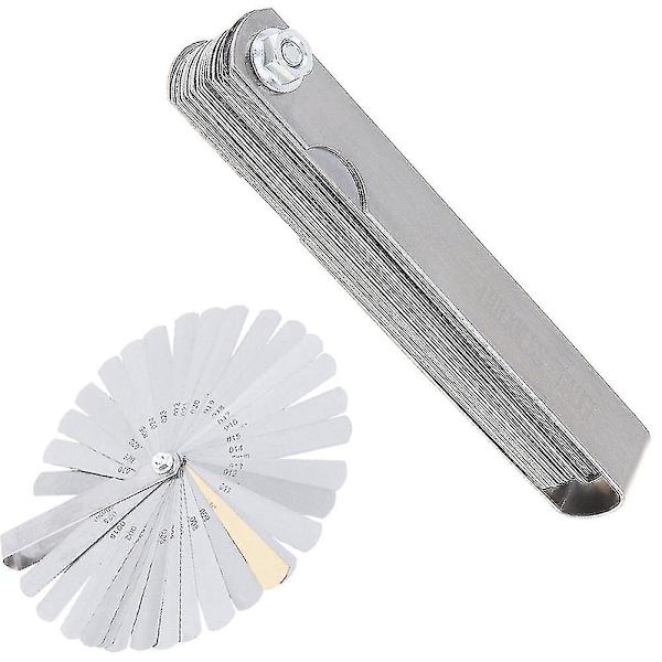 Gitarrbyggare verktyg mätkit understräng radie linjal 32 blad avkännare gauge Jikaix