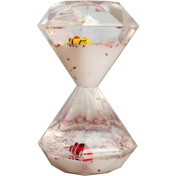 Timeglasmodel Timeglasfigur med smådyrsdekor One Size iøjnefaldende hvid