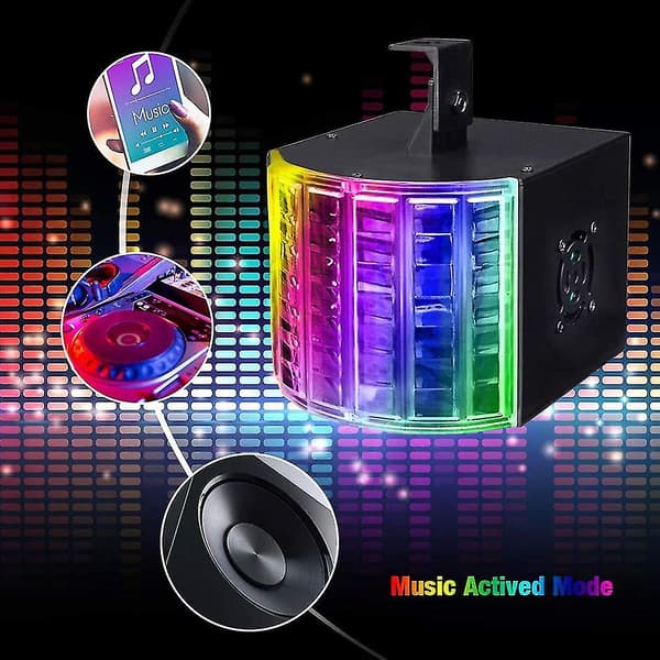 3 Moduser LED Strobe LED Lys DMX For Fest, Fest, Bar, Bursdag Lysstyring