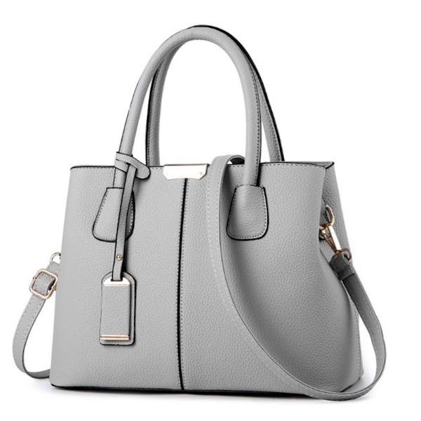 Luksushåndvesker for kvinner Yogodlns berømte merkedesign Polyester ermhåndvesker lightgray 30x13x22cm