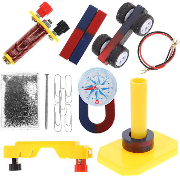 Magnetset för barn, magnetkit för barn, vetenskap, elektricitet, magnetism, experiment, magnet, undervisningsutrustning, magnetkit för studenter
