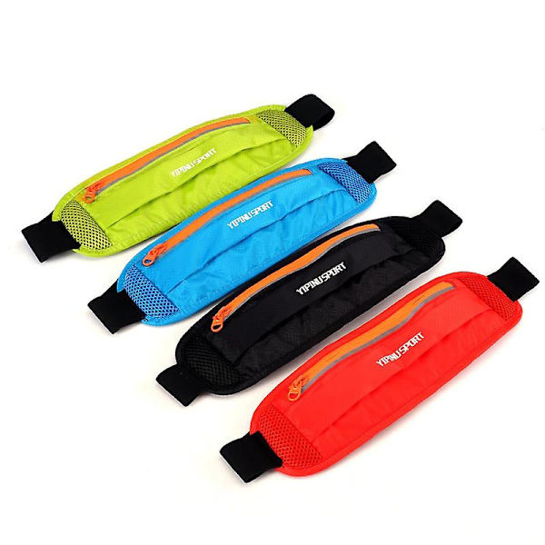 Lätt Justerbar Midjeväska Med Elastiskt Bälte För Iphone, Samsung, Perfekt För Löpning, Träning, Unisex (röd)