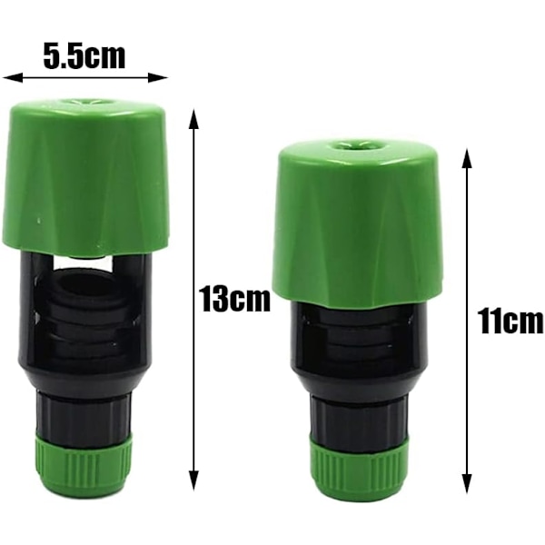 2 st Universal Kran Slangkopplingar Slang Rör Snabbkoppling Adapter Kopplingar Köksbad Blanda Kran Adapter Verktyg för Slanganslutning