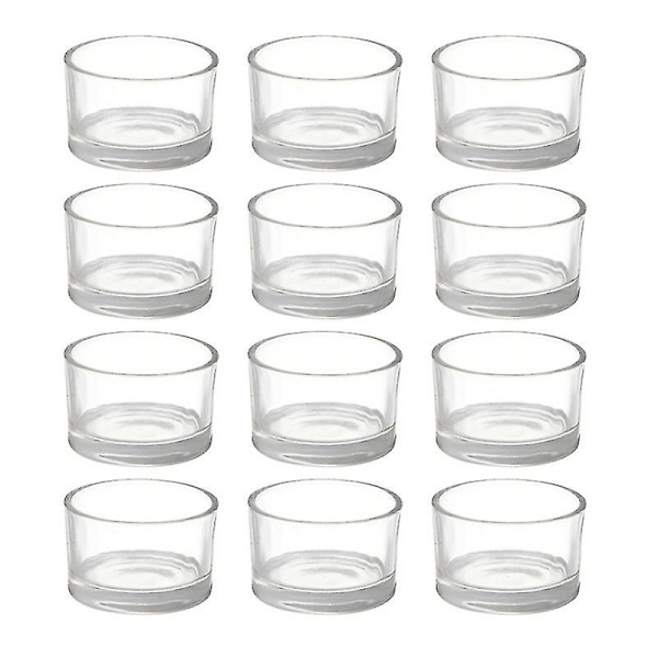 12 stk. Tealight Lysestage