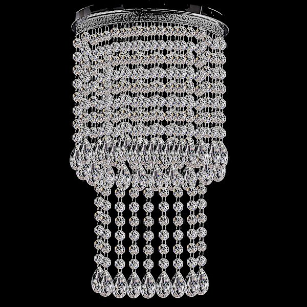 Klar glasskrystall-lysekronelyskjede for DIY-håndverk, bryllup/jul/festdekorasjoner