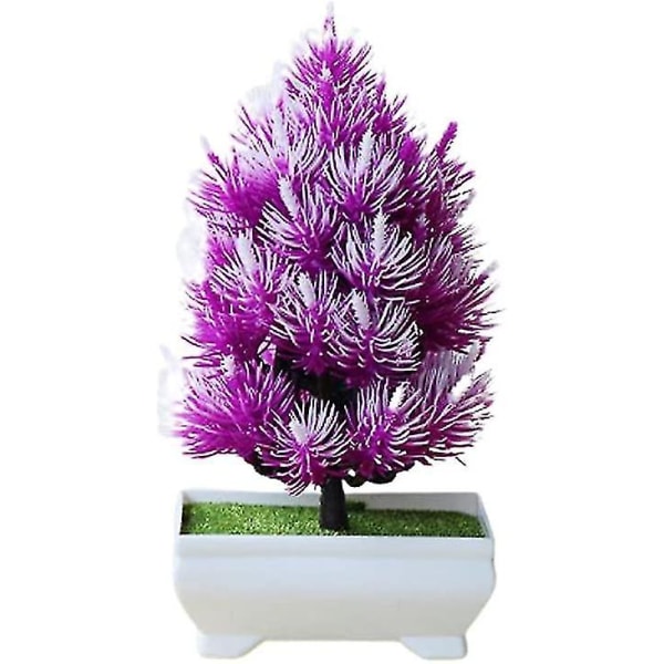 Konstgjorda krukväxter - Blomkruka av plast - Dekoration för inomhus och utomhus - Hemmabalkong