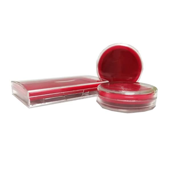 Tumavtryck bläckdyna snabbtorkande bläckdyna, fingeravtrycksbläckdynor fingerbläckdyna röd fingeravtrycksbläckdyna stämpelbläckdyna Rectangular ink pad