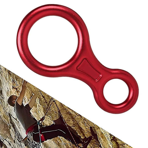 Klätterräddning Heavy Duty Stor Hög Styrka Rappel Enhet Utrustning För Rappelling, Säkring, Trädklättning, Luft Silks Rigging