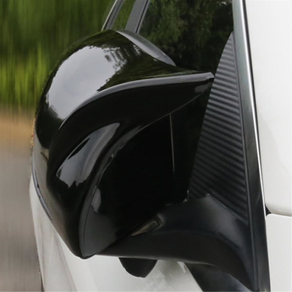 För W205 W213 W222 Gloss Black Horned Style Sidospegelkåpa Trim A0998110122 A099811022