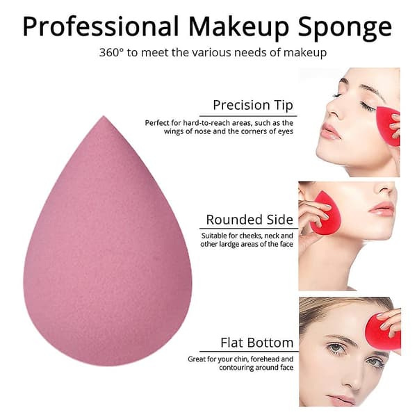 6 st Makeup Svamp Blender Set