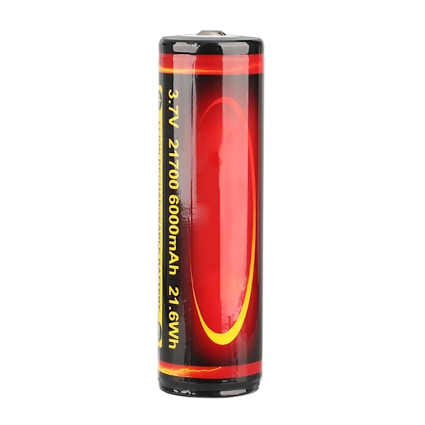 21700 6000mAh Højkapacitets 3.7V Genopladeligt Batteri Udladning 3.7V Batteri