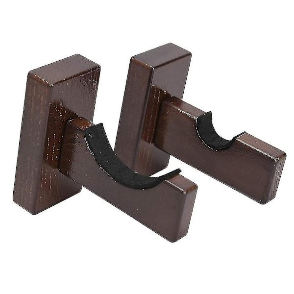Baseball Bat Holder Baseball Bat Holder Vandret Display Vægmontering Træ Vægmontering Solid Beslag