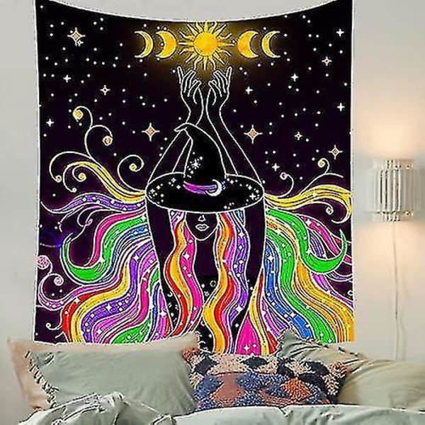 Övrig väggdekor 150x130cm Måne Fas Tapetri Vägg Hängande Häxtapet, Häxtapet För Sovrum