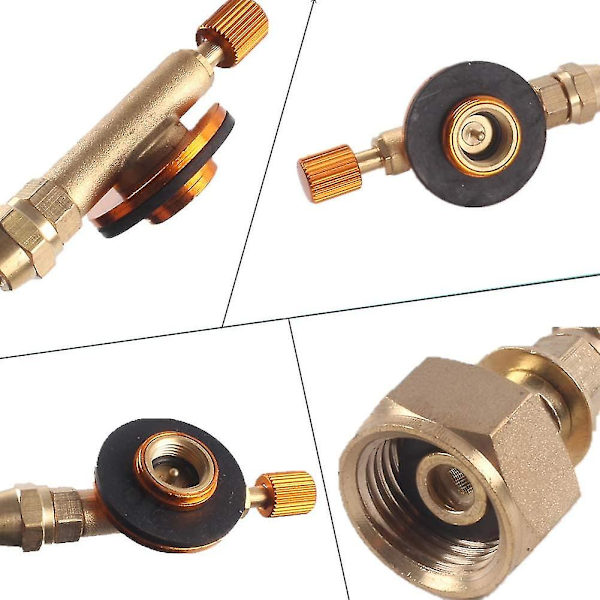 Propangas Adapter Slange Konverter Udskiftningsslange Tilslutter Til Udendørs Camping Camping Gasspis Propangas Cylinder Adapter