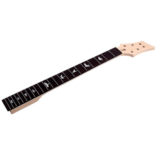 Ny 1st Guitarhals Massivt Trä Lönn 22 Band 24,75 Tum Truss Rod För Elgitarr, Svart Färg