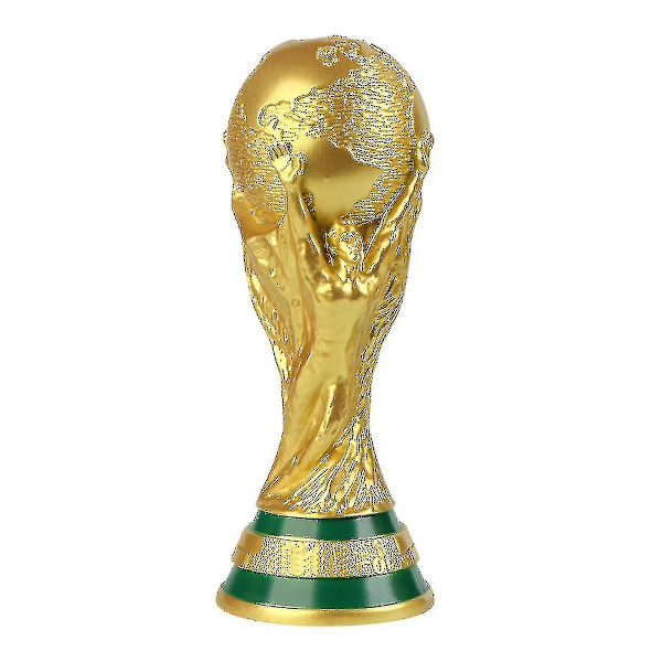 Qatar VM 2022 Replika Trofæ 8.2 - Samlerudgave af den største pris i verdensfodbold (størrelse: 21 cm)