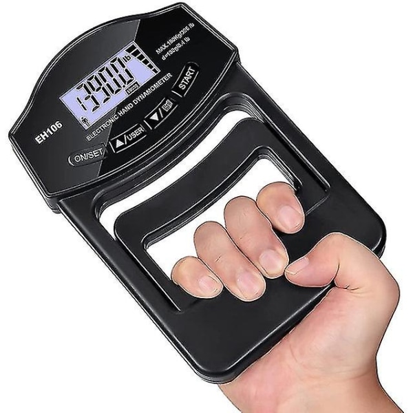 New,suitable Grip strength  tester,  396lbs/180kg digital hand dynamometer grip strength meter usb with lcd screen
