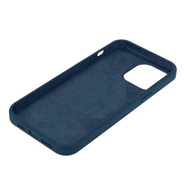 Flexibelt silikonskal kompatibelt med iPhone 13 Pro Max stötdämpande och fallsäkert Blue
