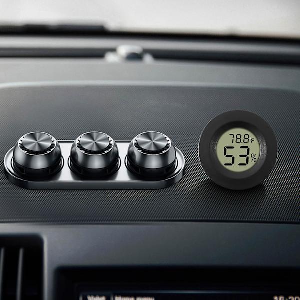 5-pack Hygrometer Termometer Digital Lcd Monitor Fuktighetsmätare Mätare För Luftfuktare Avfuktare