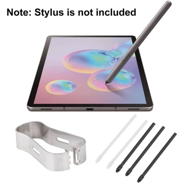 Ersättande Touch Stylus Tips S Pen Nibs Tool Set Stylus S Pen Tips Pen Refill Tool Set for Note 8/9 Tab S3/4 (vit)