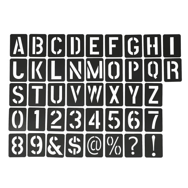 41 st Toddler Gör-det-själv-pyntdekoration Alfabetet Brevmall Ritningsmallar Kalligrafi Kopieringsbok