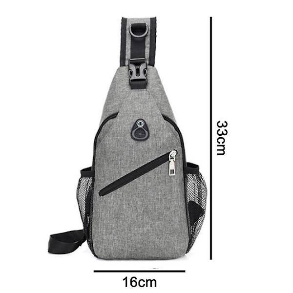 1 st Slängväska, Multifunktionell Crossbody Axelväska Resa