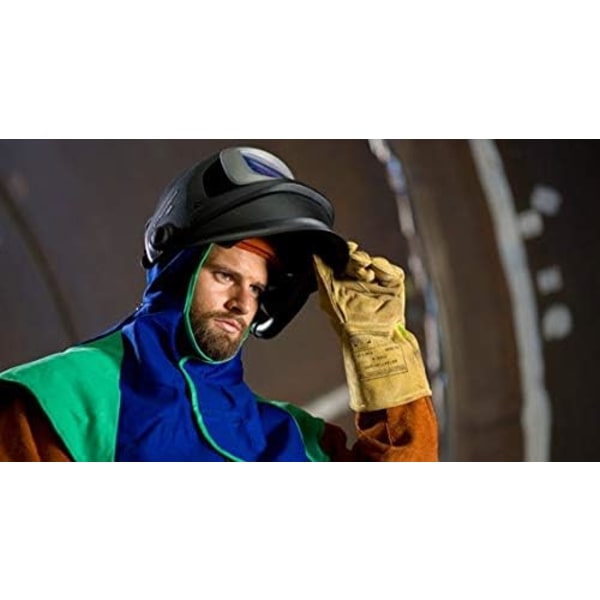 Kevlar svetsning nackskydd, skär/reptålig/värmebeständig nackskydd axel/draperi matchar alla typer av svets hjälmar/huva/mask