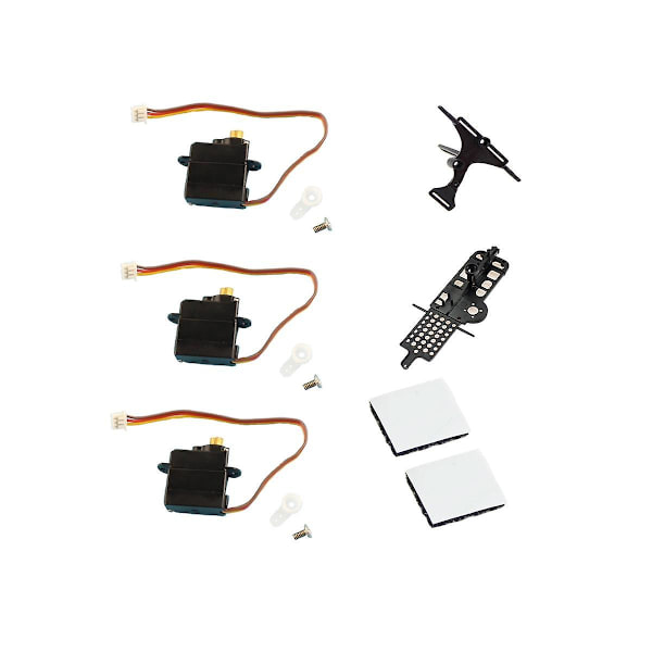 1 set Xk K110 uppgradering till K110s metall servo huvudram servo platta för Xk K110 K110s Rc helikopter U