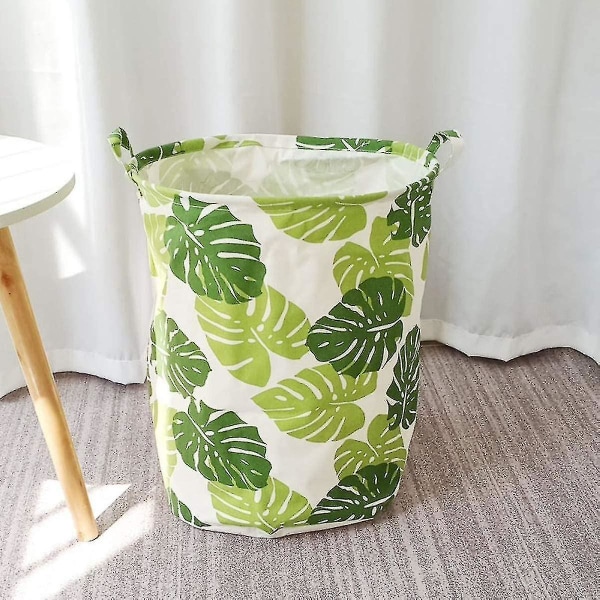 Stor tvättkorg förvaring, rund lätt canvas presentkorgar för barn,
