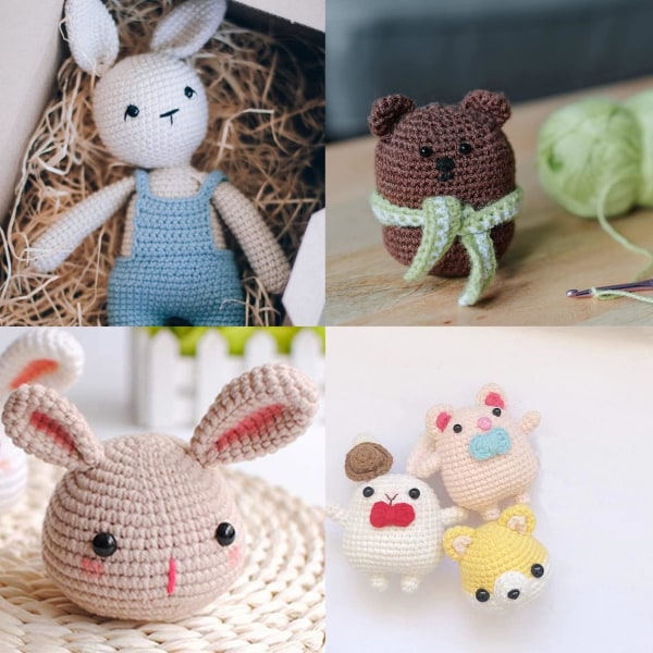 Turvalliset silmät Lelusilmät Muoviset turvasilmät aluslevyllä Tcrochet-leluille, 100 kpl askartelu silmät Nukkesilmät pehmolelujen valmistukseen, DIY-askartelu nuket (6-12 mm)