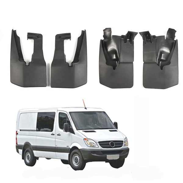 Skvettlapper for Sprinter W906 2006-2017 Foran Skjermer Skvettlapper Sprutvakter