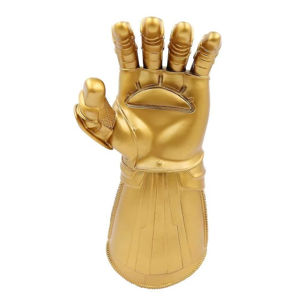 LED-upplyst Thanos Infinity Gauntlet för den elektroniska näven PVC-handskar med batterier