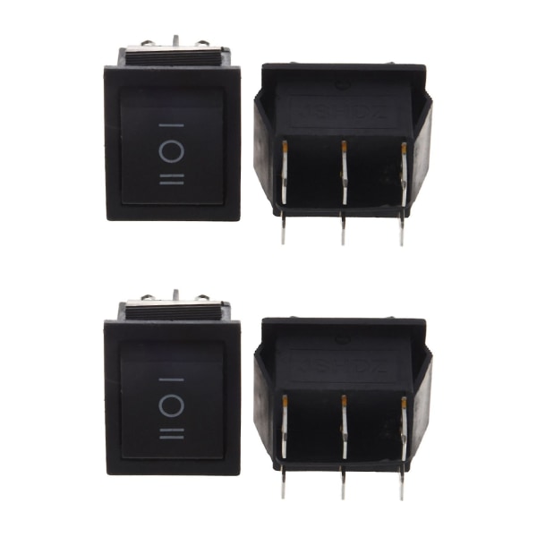 4 st 6-stifts DPDT On-off-on 3-läges vippströmbrytare 15A/250V 20A/125V AC