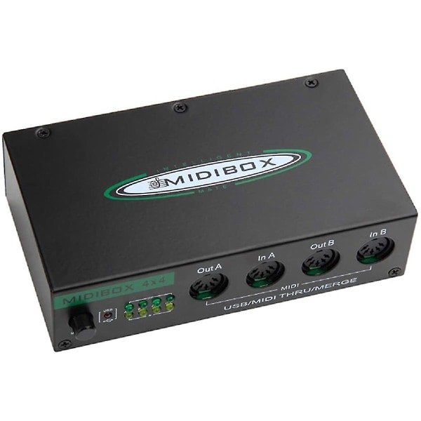 Midi Box Musikinstrumenter Usb Midi Interface Thru Box 64 Midi Kanaler