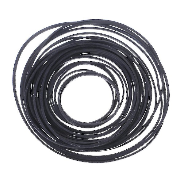 50 st/påse 1mm Universal Mix Kassettbandspelare Remmar Blandade Vanliga Platta Gummiremmar 45-130mm För Bandspelare Walkman Dvd