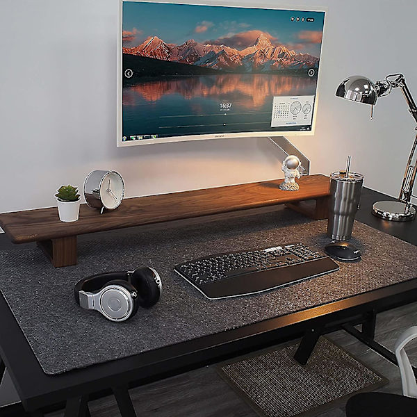 Suuri Huopahiirimatto, Työpöydän Matto, 100 x 40 cm, Näppäimistö ja Hiirimatto, Huopa Työpöydän Matto Pöydän Suojaukseen, Työpöydän Matto