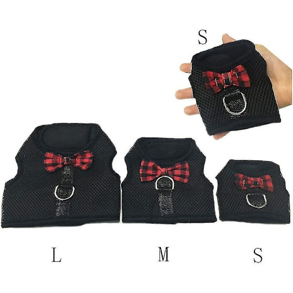Kaninsele Koppel, 2 Set No Pull Kattsele Snygg Väst Sele Justerbar Mjuk Andningsbar Mesh Små Husdjur Sele För Katter, Ha