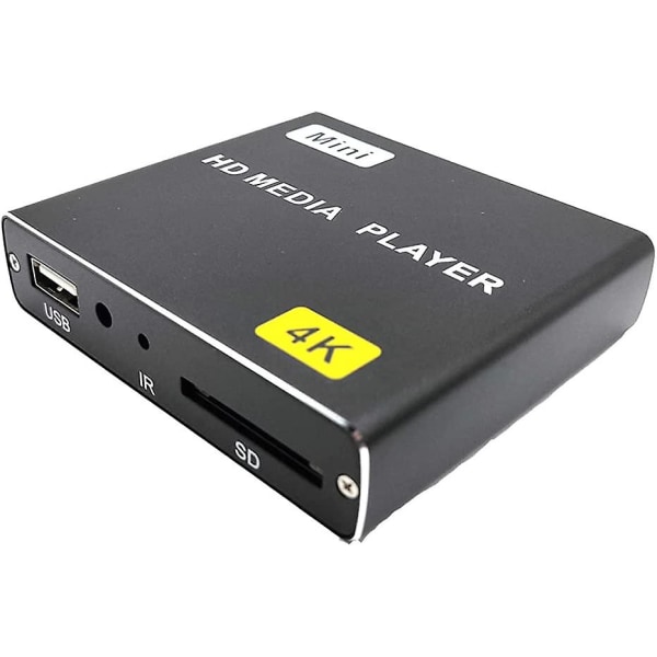 Hdmi Media Player Mini Size 4k 1080p Full-hd Digital Media Player Tuki Hdmi/av-lähtö -