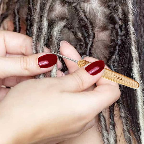 9 stk. Dreadlocks Hæklenål Værktøj, Latch Hook Dread Hæklenåle Til Hår Låsning Væve, Interlocking Værktøj Til Locs
