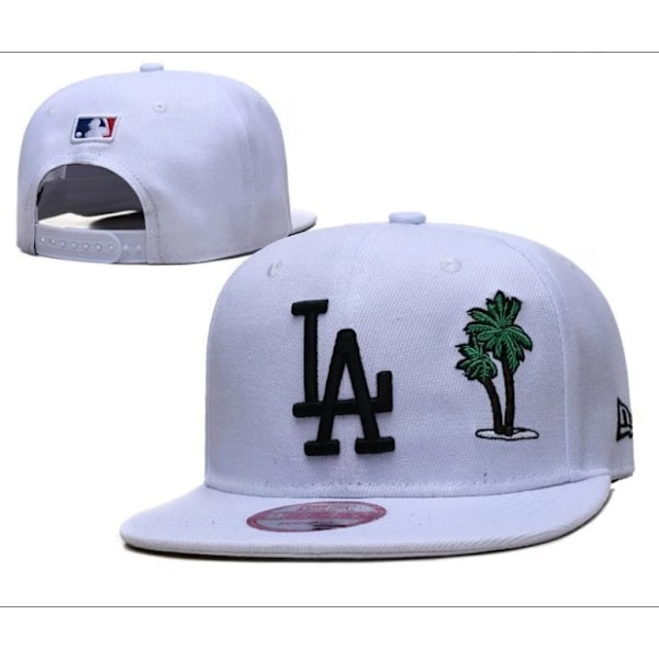 Vinget Brev Broderi Baseball Cap Hip Hop Åndbar Snapback Huer Ensfarvet blanco 7 3
