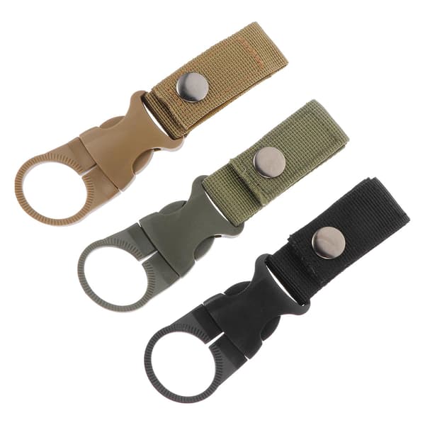 3 kpl Kannettavat Vedenpullonpidikkeet Pullonpidin Clip Vedenpullonpidin Solki Pullon Ripustusvyö Pullon Ripustus Solki Clip