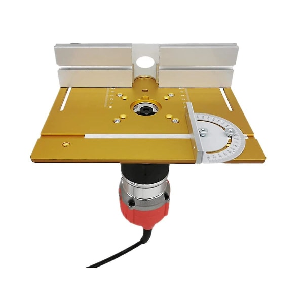 3 Overfræserbord Indsatsplade Træfræsning Flipboard Trimmemaskine Hjælpeværktøj med geringsgau