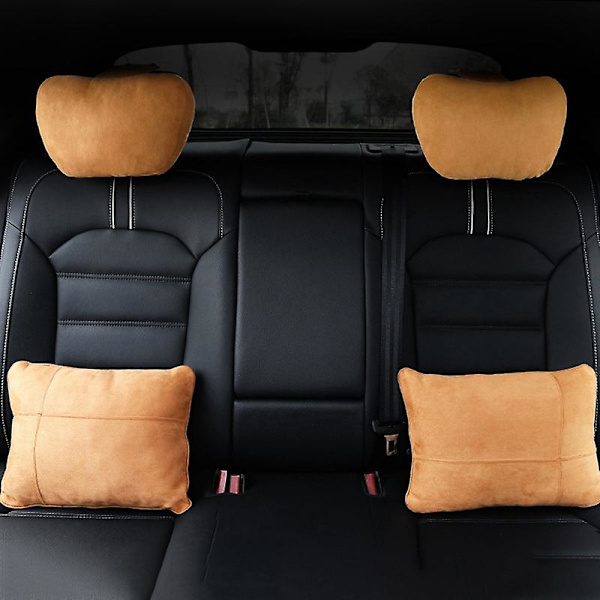 2 st universella nackstöd för bilstolar för Design S Class mjuk justerbar nackkudde nackstöd Cushio