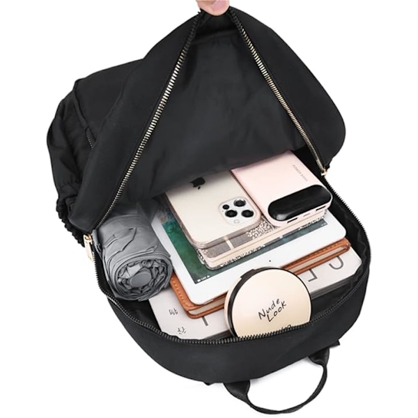Kvinnor Flickor Ryggsäck Plånbok Dam Mode Ryggsäck Casual Axelväska Lätt Resväska Handväska Multi-Pocket Daglig Ryggsäck Lämplig för Shopping