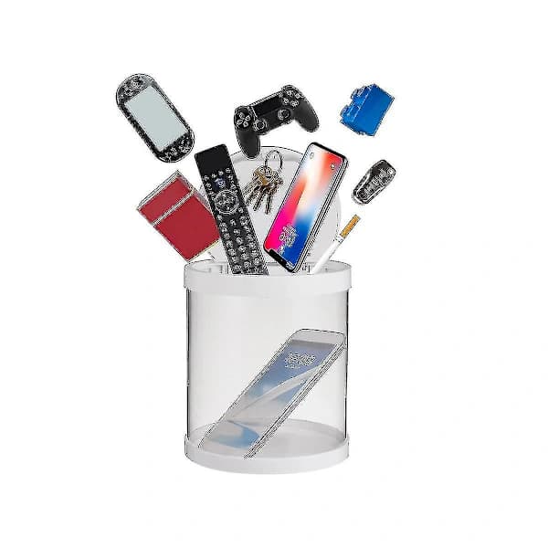 Elektronisk timerlåsboks timerlåsbeholder multifunksjonell timerlåsboks leketøy mobiltelefonboks [kk] black