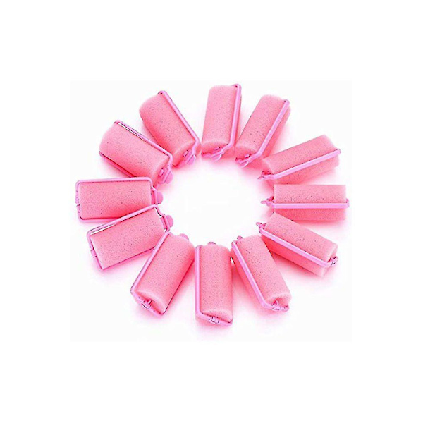 32 stk. Hårruller Skum Hårruller Rosa Hårruller Bløde Skum Hårruller Diy Hår Frisør Værktøjer