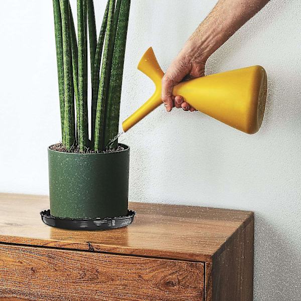 Planteunderlag 10 tommer, 6 pakke plantebakker, planteopsamlingsbakke, blomsterpotteunderlag til indendørs