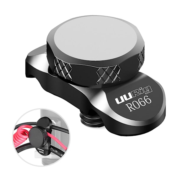 Uurig R066 Universaali 1/4 tuuman ruuvi Mikrofonikaapeli Pidike Lukko Metalli Leike Kameran Kaapelikiinnike 3mm-6mm Halkaisijaltaan Kaapeleille