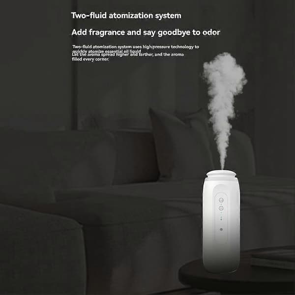 300m³ Väggkontakt Aroma Diffuser med Sensor Nattlampa Smart Bluetooth App Doftspridare EU-kontakt A Black